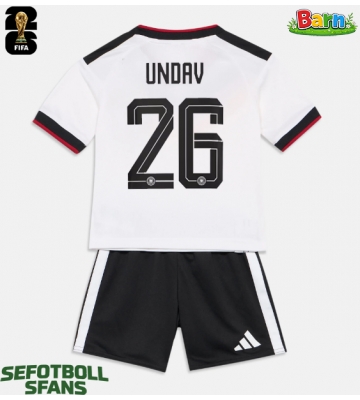 Tyskland Deniz Undav #26 Hemmaställ Barn VM 2026 Kortärmad (+ Korta byxor)